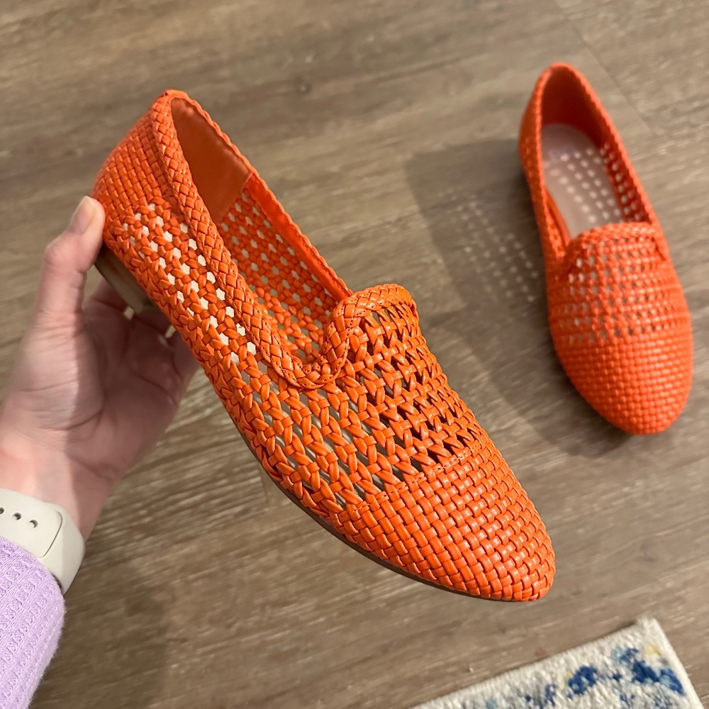 Bright Orange Sandals